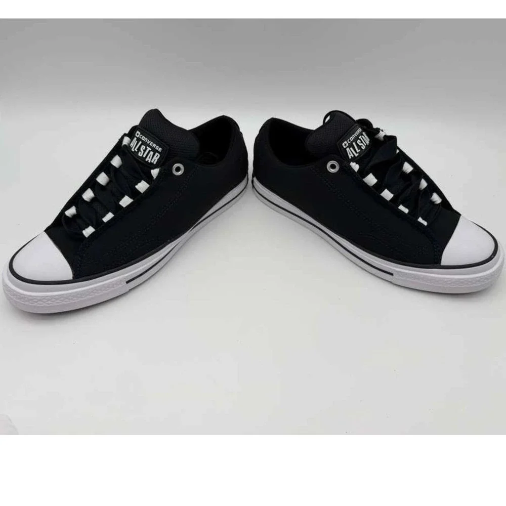 Converse All Star Sneakers - Black Canvas - Men's 8.5 / Women's 10 NWT - Picture 3 of 6